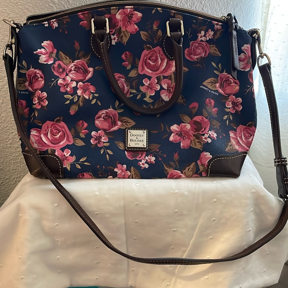 Dooney & Bourke flower print leather crossbody